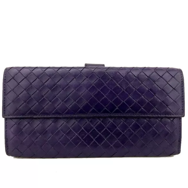 Bottega Veneta Intrecciato Lambskin Bifold Long Wallet/6X1040