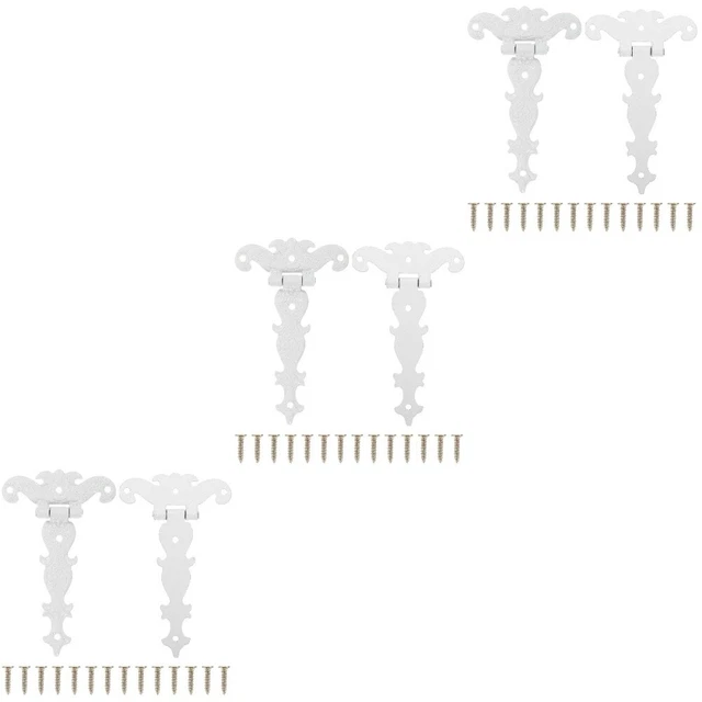 6 pcs Gate Hinge Shed Hinge Heavy Duty Vintage Style Wooden Fence Barn Door