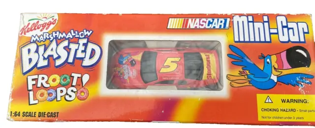 Kellogg's Froot Loops Nascar Mini-Car! 1:64 Scale Die Cast. Free Shipping!