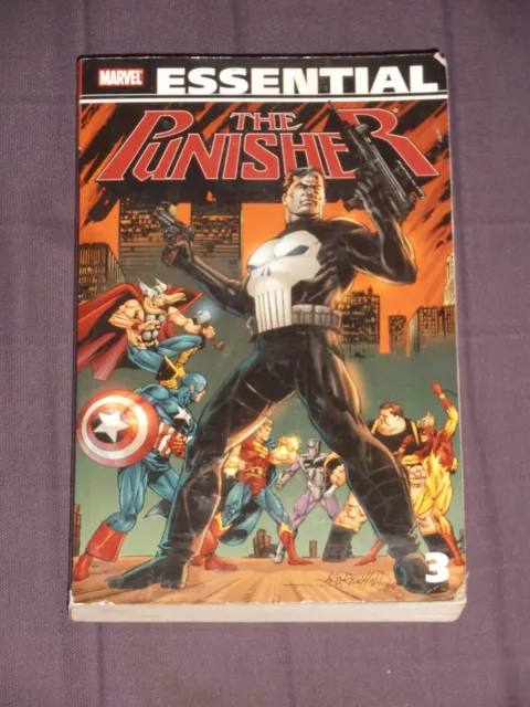 Marvel Essential The Punisher Vol 3. Very Rare. Paperback Book/Graphic Novel.