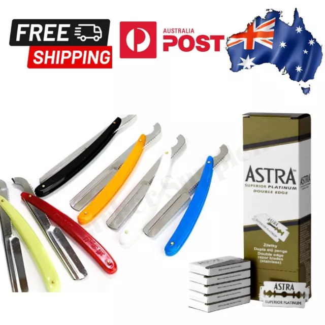6x SEDEF CUT THROAT STRAIGHT RAZOR SHAVETTE USTURA BARBER USE WITH ASTRA BLADES