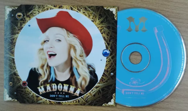 MADONNA CD Don't Tell Me UK DISCTRONICS 3 Track 1st Pressing Made in UK UNPLAYED