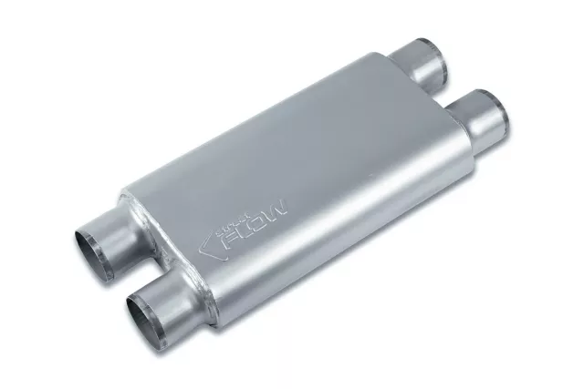 Street Flow Muffler Dual 3 in/Out 17 Body