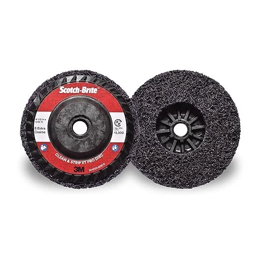 Scotch-Brite Clean and Strip XT Pro Disc, XO-DC, SiC Extra Coarse, Purple,