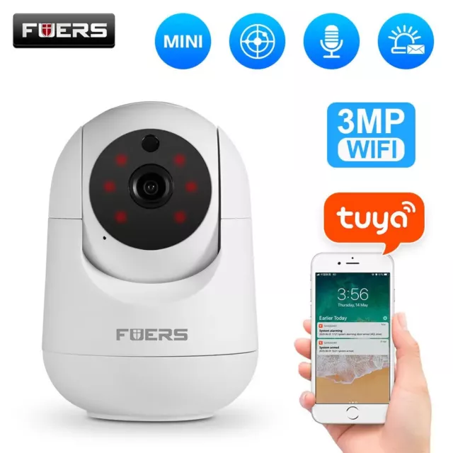 Caméra Surveillance Intérieure Sans fil IP WiFi , Suivi Automatique Tuya– 3MP