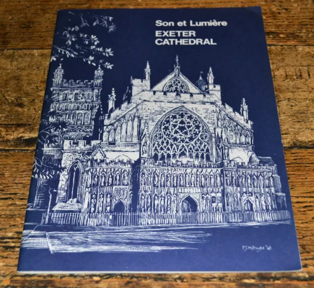 Son et Lumiere at Exeter Cathedral 1969 Programme