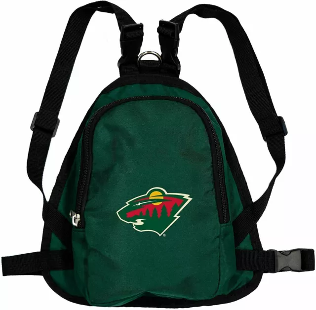 NEW MINNESOTA WILD DOG CAT MINI BACKPACK HARNESS w/LEASH CHOOSE SIZE