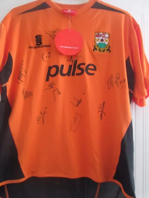 Barnet Home 2011-2012 Football Shirt Squad Signed COA /40885