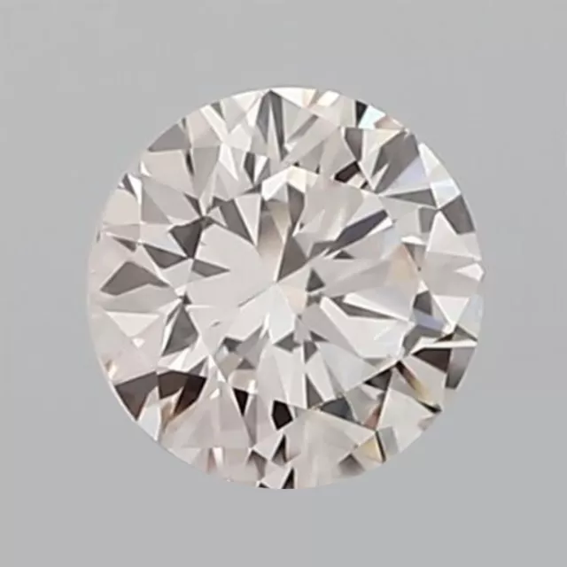 Certifié Igi 0.31ct M / VS2 Coupe Ronde Labo Grown Cvd Diamant pour Noël Cadeau