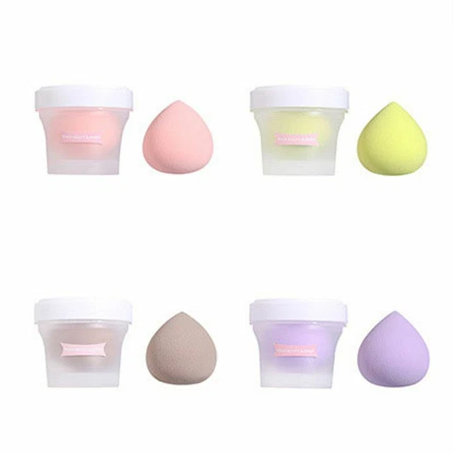 Beauty Sponge Drying Stand Storage Case Makeup Holder Egg Blender Shaped Rack AU