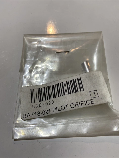 Johnstone Supply L36-020, BA718-021 Pilot Orifice New