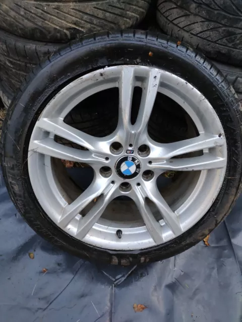 18" Genuine Bmw 3 4 Alloy Wheel Rim F30 F31 F32 F33 400 7845881 Rear  8.5J H2 #Y