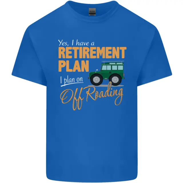 T-shirt da uomo in cotone divertente Retirement Plan Off Roading 4X4 Road 3