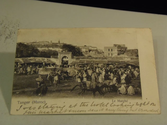 Le Marche, Tanger, Tangiers, Morocco Postcard 10/17/21