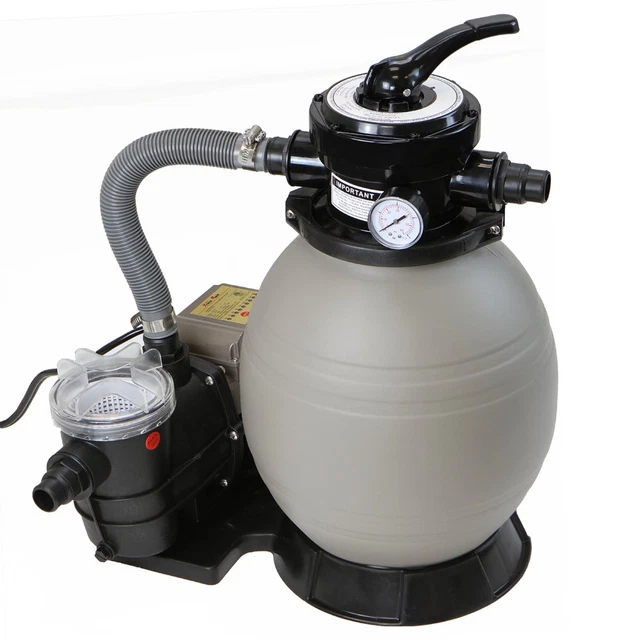 2640 GPH above Ground Pool Sand Filter Pump with Programmable Timer Swimming Poo