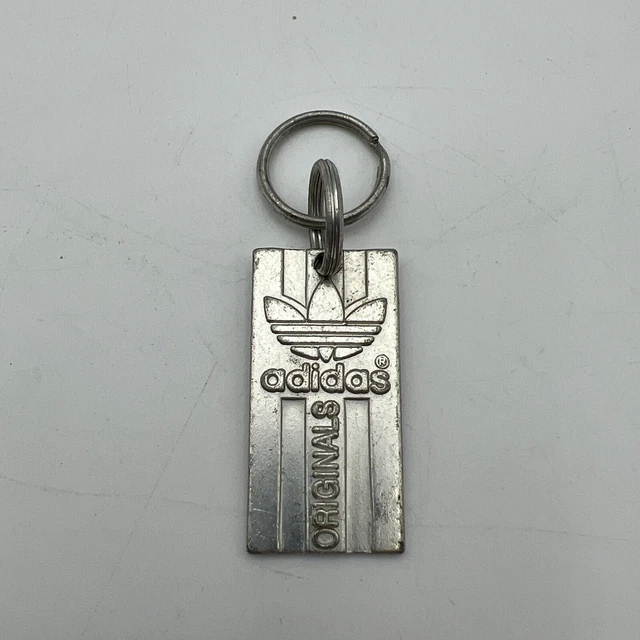 Vtg Adidas Originals Metal Key Chain Keyring Keychain 2" X 1"