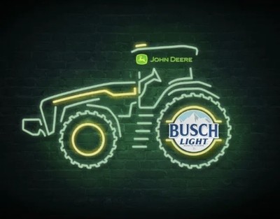 JOHN DEERE TRACTOR Busch Light LED/Neon Sign $999.00 - PicClick