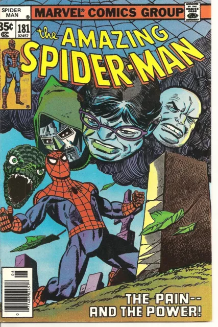 Amazing Spider-Man #181 -- Spider-Man's Cast Of Characters 8.5/Vf+ (C$49/Us$39)