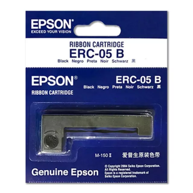 Original Epson ERC-05B Carbon Ribbon for M-150 150II Dot Matrix Printer *5pcs