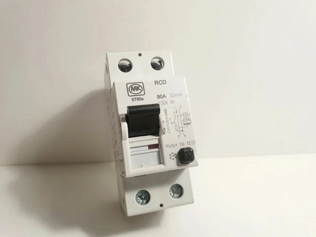 Interruttore Differenziale MK Electric 5780s – 80A 30mA RCD – Usato Ma Funzionante