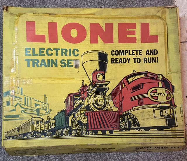 steam freight Lionel Electric Train Set No. 1609-O27 Gauge with box
