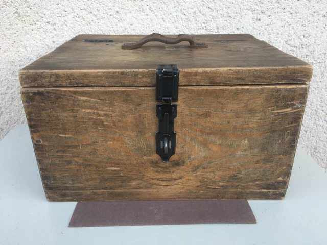 Boîte de Rangement avec stockage Bois ancien 90 x 35 x 35 cm