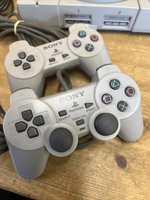 PLAYSTATION ONE PS1 Console Bundle 10 Games & 2 Controllers - Tomb ...