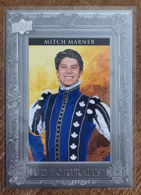 2023-24 Mitch Marner Portraits Silver Frame 89 of /99 P-24 Upper Deck Series 1
