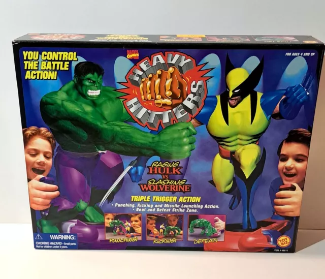 Marvel Comics Heavy Hitters Wolverine Vs Incredible Hulk Toy Biz Karate Fighters