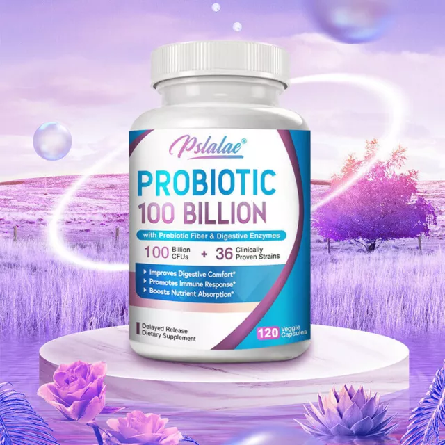 Probiotique 100 milliards – Santé intestinale, soulage les gaz et les...