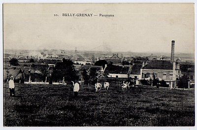 Bully-Grenay, Pas-de-Calais, France Postcard CPA - Panorama / Town View