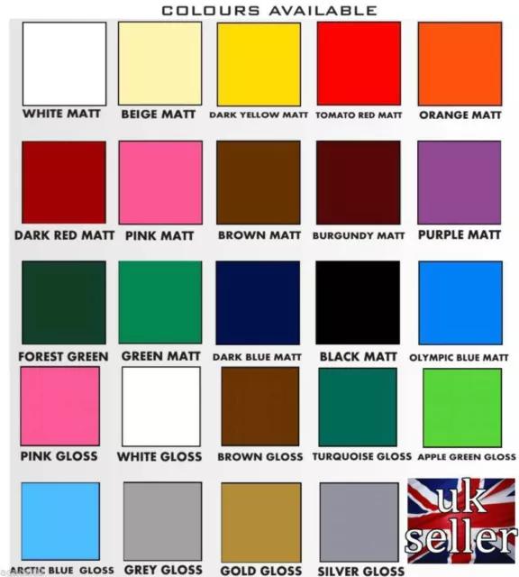 LOT DE 2 NUMÉROS WHEELIE BIN LETTRES AUTOCOLLANTS FENÊTRE VOITURE 19 couleurs brillant mat 2