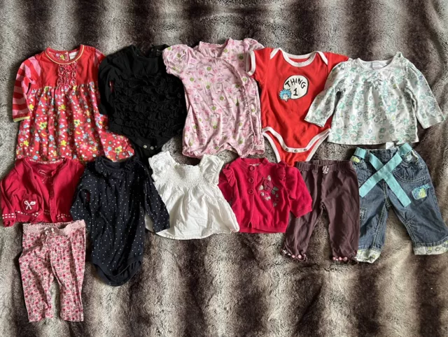 Pacchetto vestiti bambina età 3-6 mesi