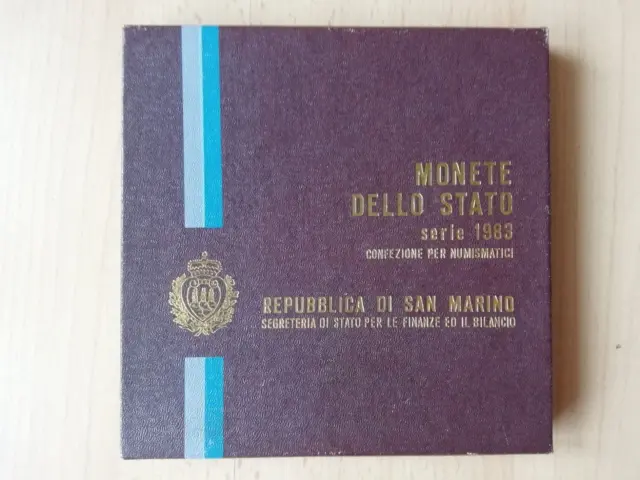 Kursmünzensatz San Marino Lire 1983 *unc*