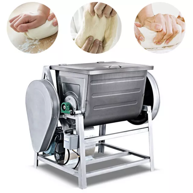 Hakka Commercial Dough Mixer, 5 Qt Spiral Mixer Food Mixer Machine with  Food-grade Stainless Steel Bowl, Security Shield & Timer