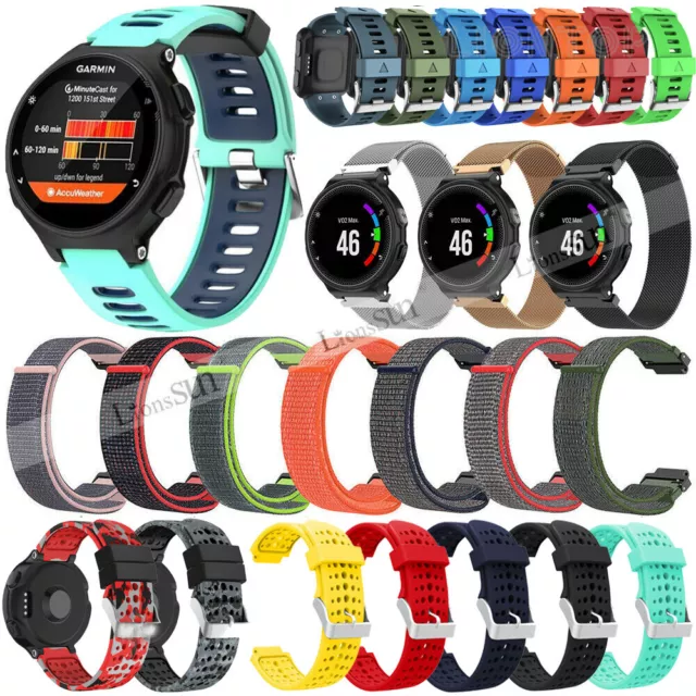 New Silicone Watch Band Strap For Garmin Forerunner 35 735XT 220 230 235 620 630