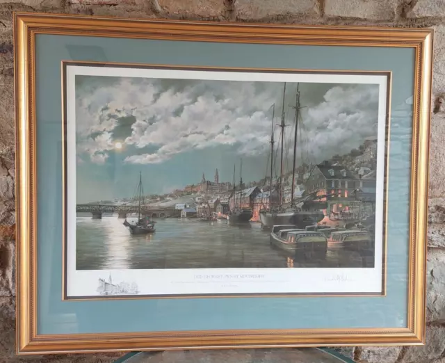 Paul McGehee "Old Georgetown by Moonlight" (Artist Proof) Ltd Ed Print Framed