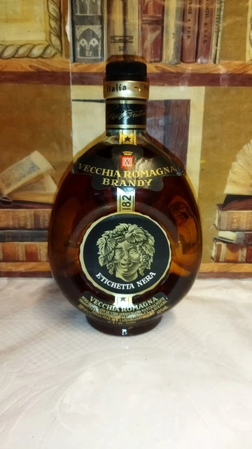 Brandy Vecchia Romagna Etichetta Nera Gio Buton 70cl 40% Anni 80