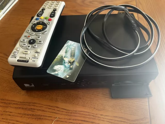 Model D12-100 DirectTV Receiver Cable Box with Remote ,card And Power Cord .