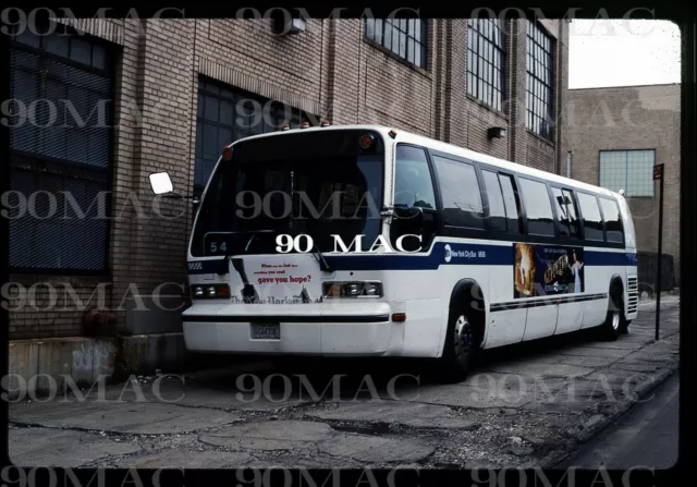 NYCMTA RTS BUS #9656. Kingsbridge Depot (NY). Original Slide 2000.