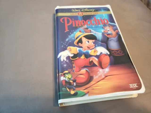 VHS Disney, Gold Collection, Pinocchio.