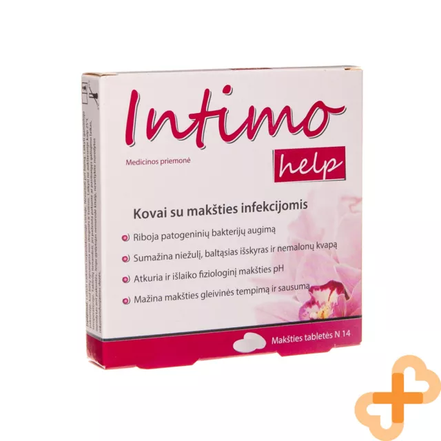 INTIMOHELP To Fight Vaginal Infections Bacteria 14 Tablets reduces itching