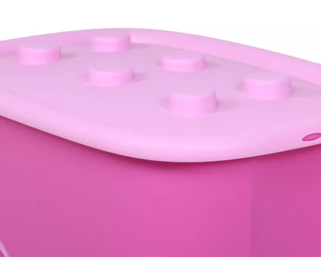 Aufbewahrungsbox Funny rosa - Spielzeugbox - Legobox - Sammelbox - Lagerbox 2