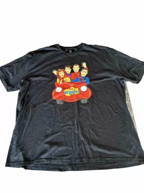 The Wiggles & Big Red Car Size 2XL Mens Printed Short Sleeve Tshirt Pre-Owned