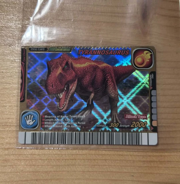 EXTREMELY RARE 2008 Dinosaur King Arcade Card  Tyrannosaurus Special  Edition 59.99 - PicClick UK