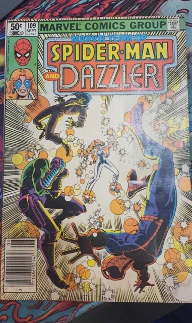 Marvel Comics Group Marvel Team Up Spiderman and Dazzler #109 1981