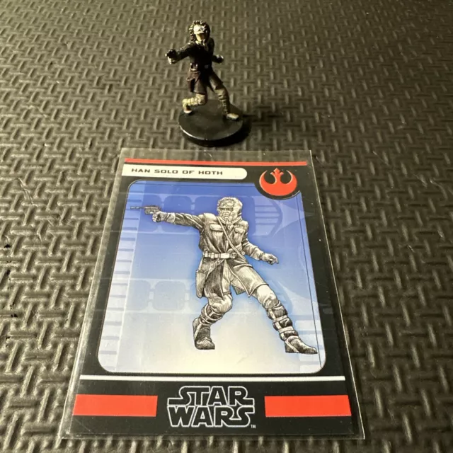 WotC Star Wars Miniatures Force Unleashed 8/60 Han Solo Of Hoth