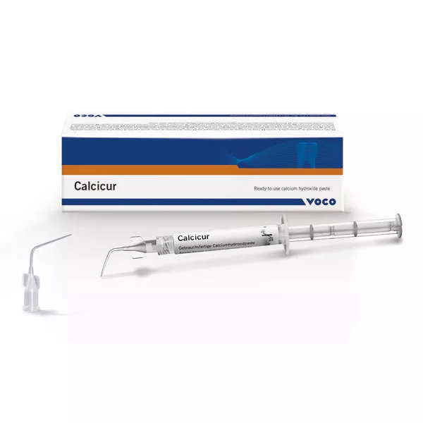 CALCICUR 1x2,5gr VOCO. DENTAL CALCIUM HYDROXIDE PASTE.