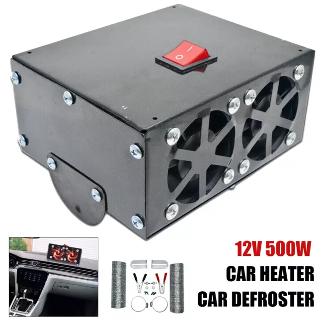 DC 12V Car Windshield Heating Cooling Fan 150W Quick Heater Defroster Demister