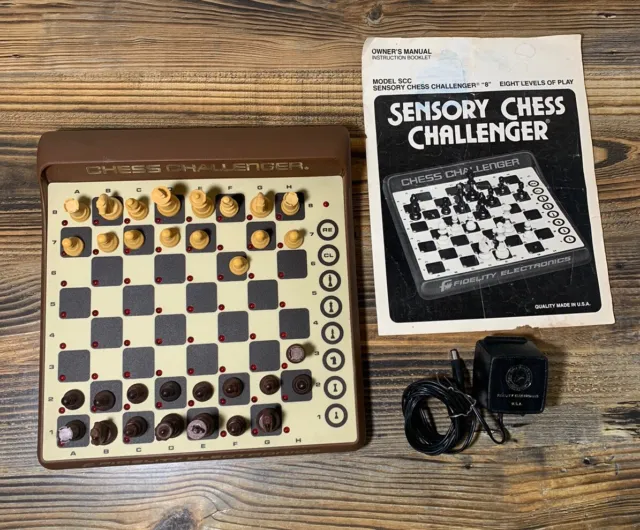 VINTAGE Fidelity Electronics SENSORY CHESS CHALLENGER 8 Model SCC 1979 W Manual